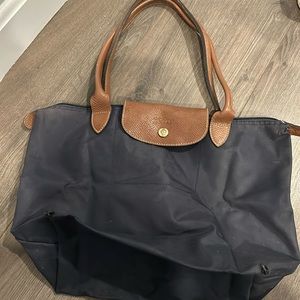 longchamp le pliage navy